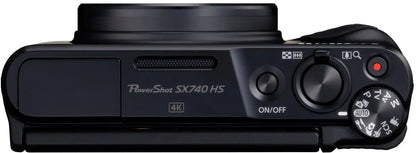 Canon PowerShot SX740 HS (Silver) – 20.3MP Compact Camera with 40× Optical Zoom & 4K UHD Canon