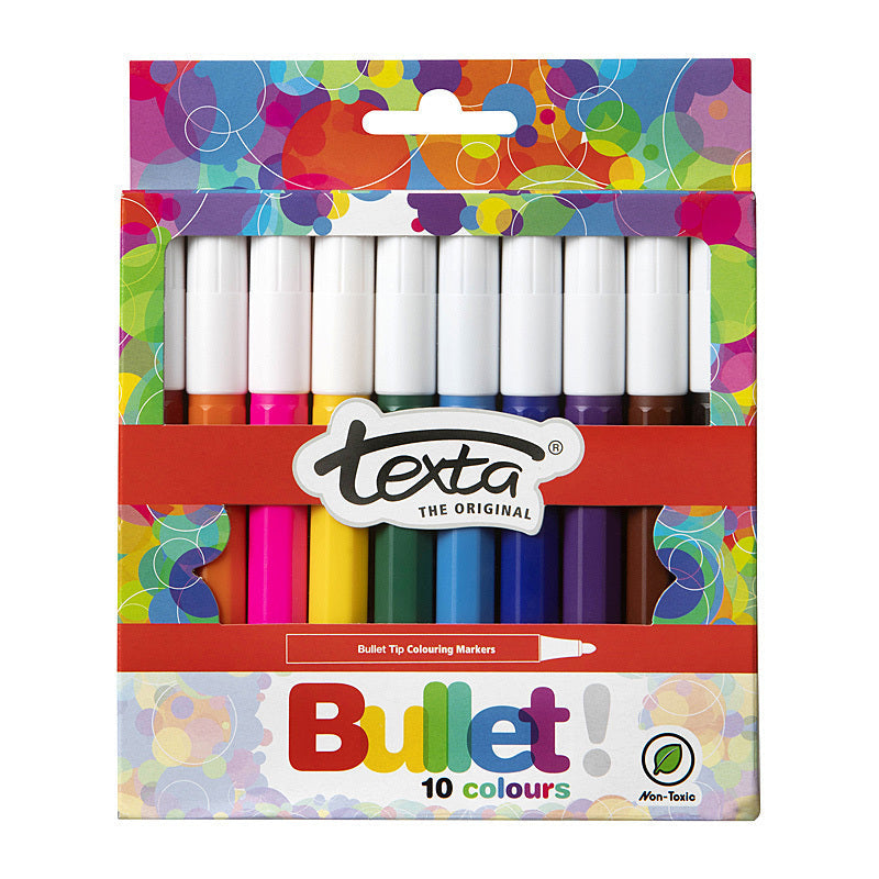 Texta Bulet Coloring Mrkr Pk10 Texta