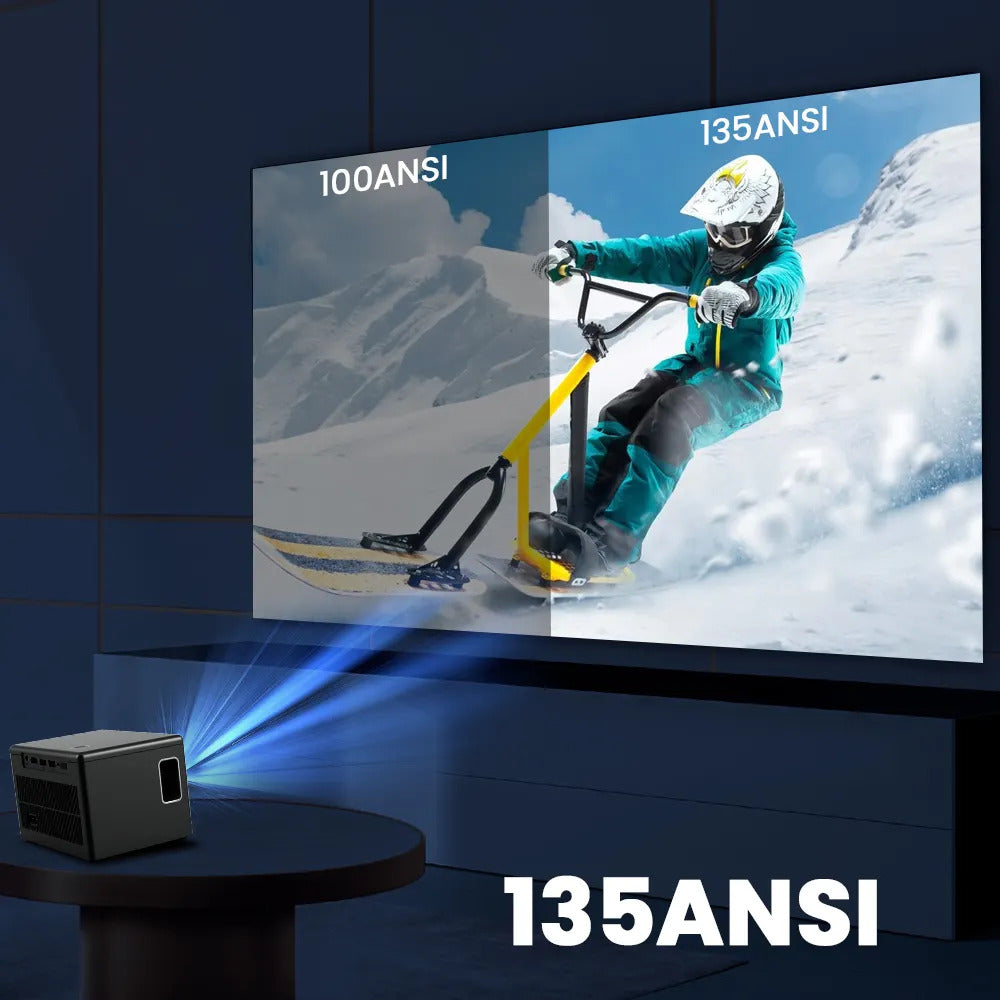 Transpeed S2 Smart Portable Projector with Dual Wifi Speaker Transpeed