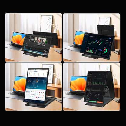 Trion 15.6 Inch FHD IPS Detachable Plug and Play LED Screen Extender Portable Monitor with Horizontal and Vertical Mode Trion
