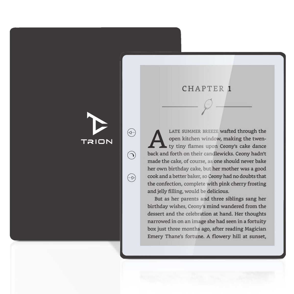 Trion Nex Ebook-Reader - 6" E-Ink Touchscreen, Quad-Core, 32GB Storage, Android 8.1 - Black Trion