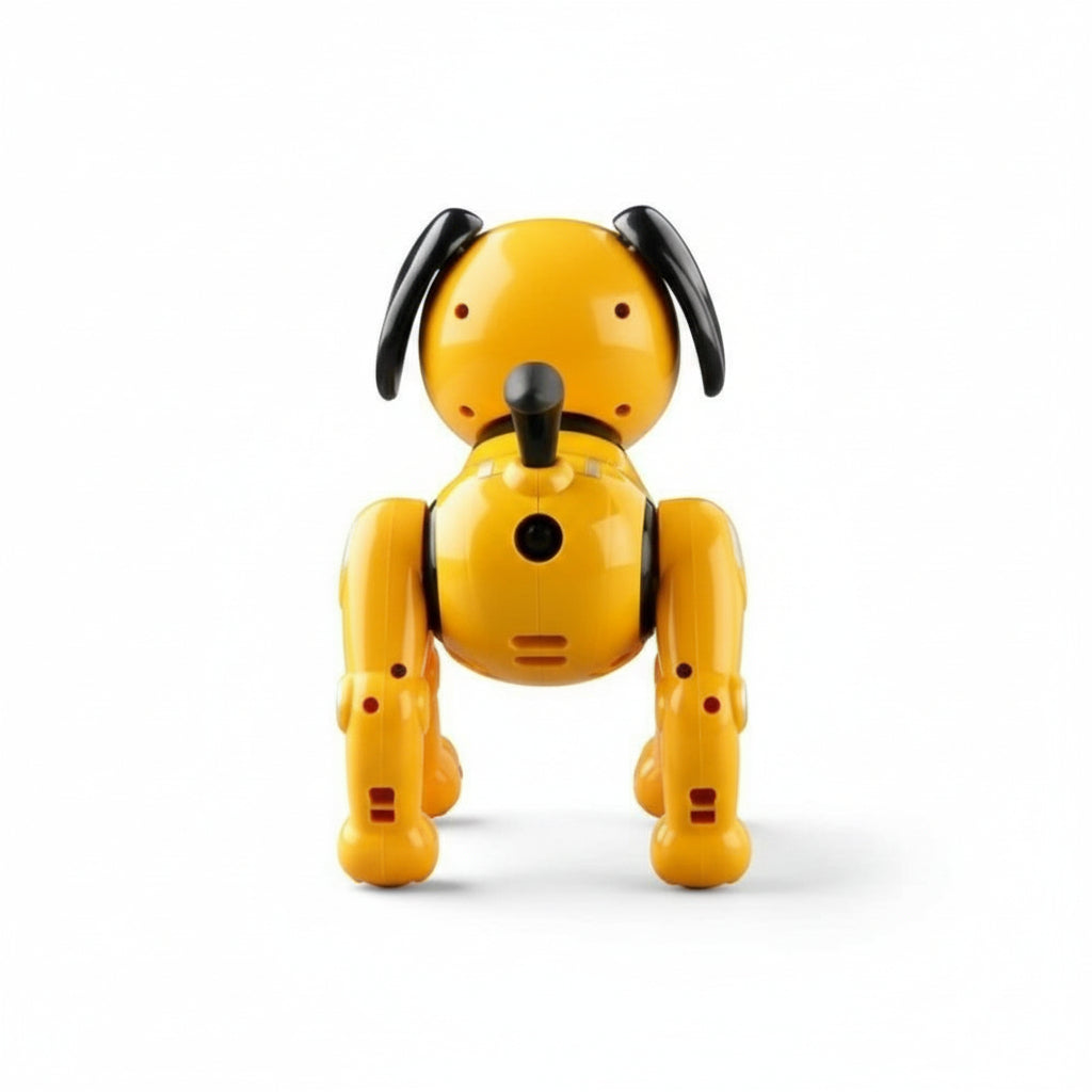 Tristar Remote Control Stunt Puppy Robot Dog Toy - Yellow - Kids Interactive RC Toy TriStar Online