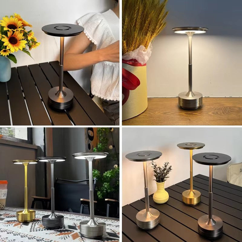 UFO Version LED Desk Lamp - Silver Touch Switch with Dimming and USB Cable Tristar Online
