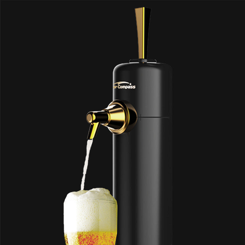 Ultrasonic Beer Foam Creator & Dispenser - Portable Tap for Canned & Bottled Beer with Cooling System(black) Tristar Online