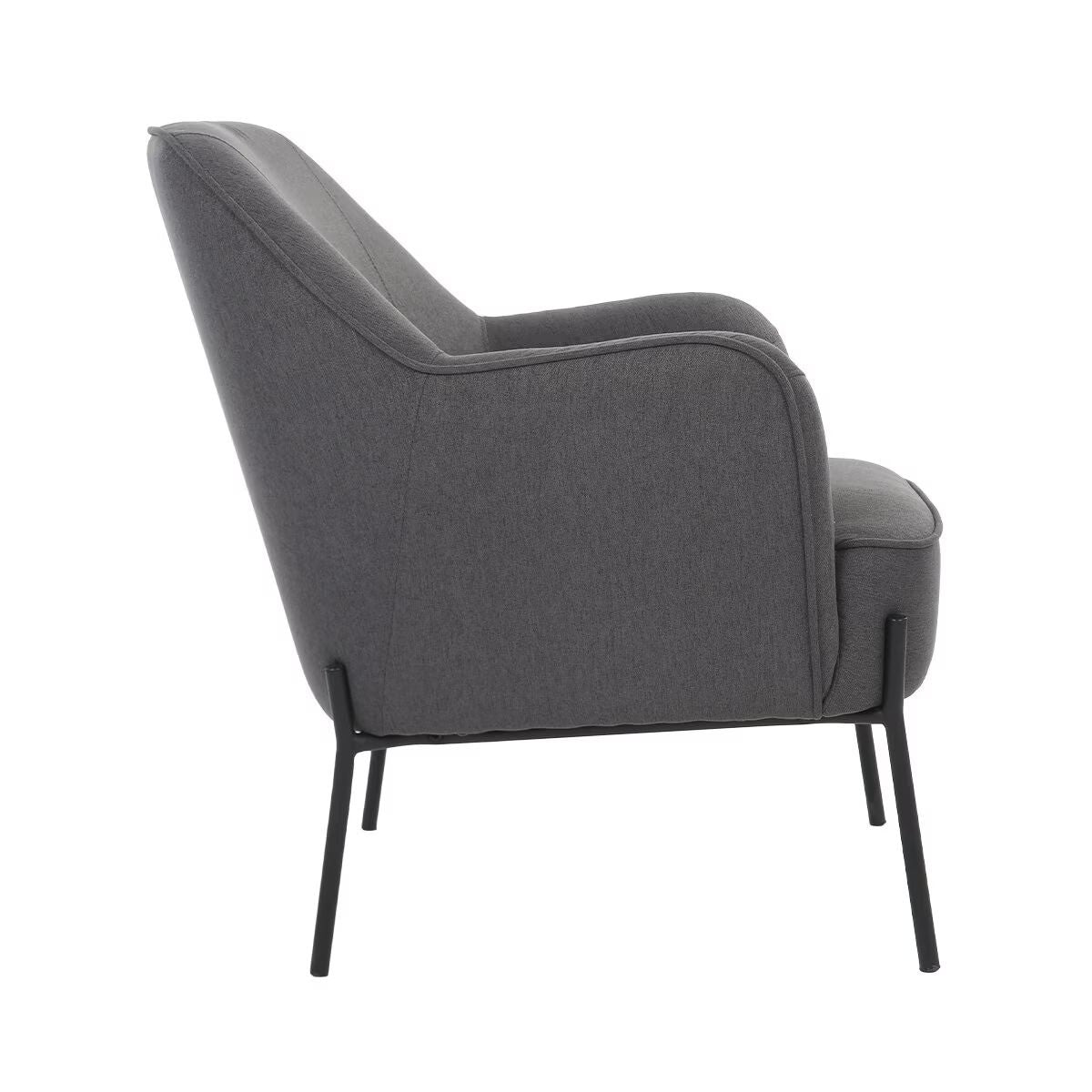 Upholstered Armchair Dark Grey Tristar Online