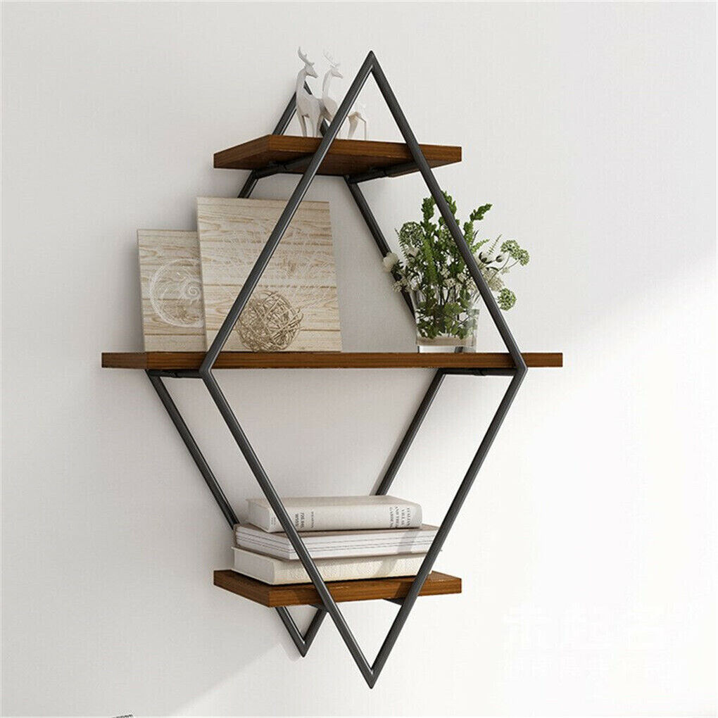 Vintage Rustic Wooden Floating Shelves Tristar Online