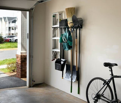Wall Mounted Tool Rack Heavy Duty Garage Organizer Tristar Online