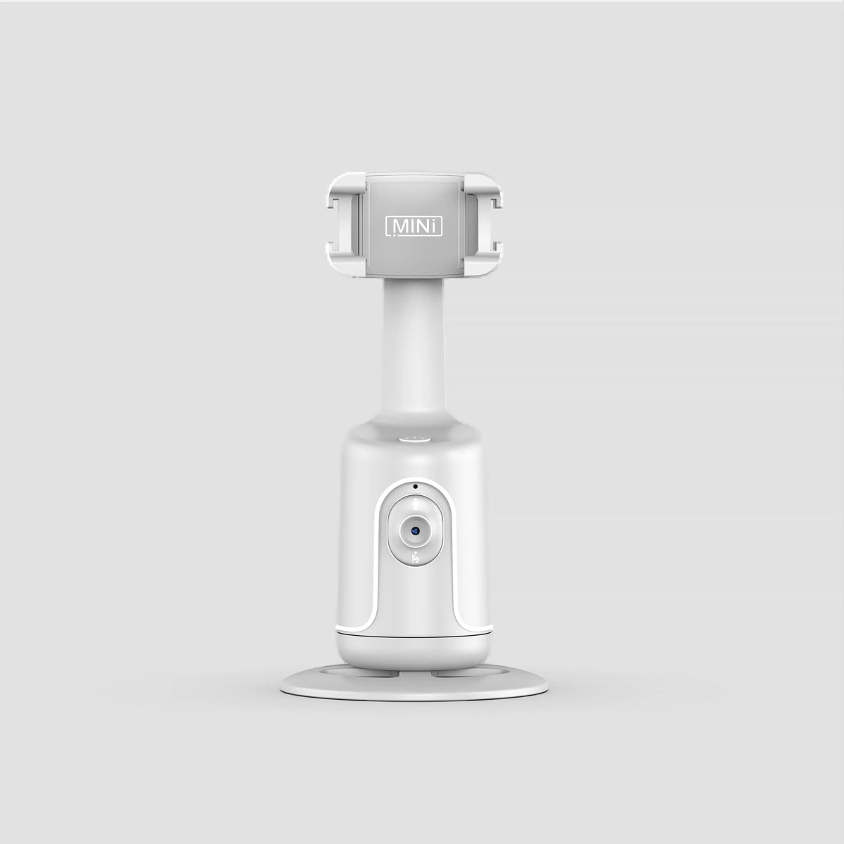 White AI Smart Auto Tracking Phone Holder - 360° Rotation Face & Body Tracking Mount Tristar Online
