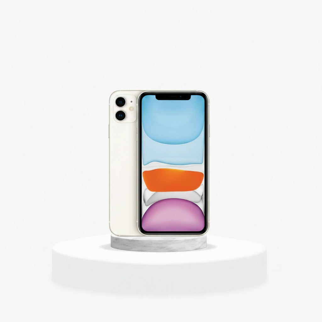 Apple iPhone 11 64GB,128GB,256GB - Black, White, Purple, Yellow, Green, Red - Acceptable - Refurbished (Copy) Apple
