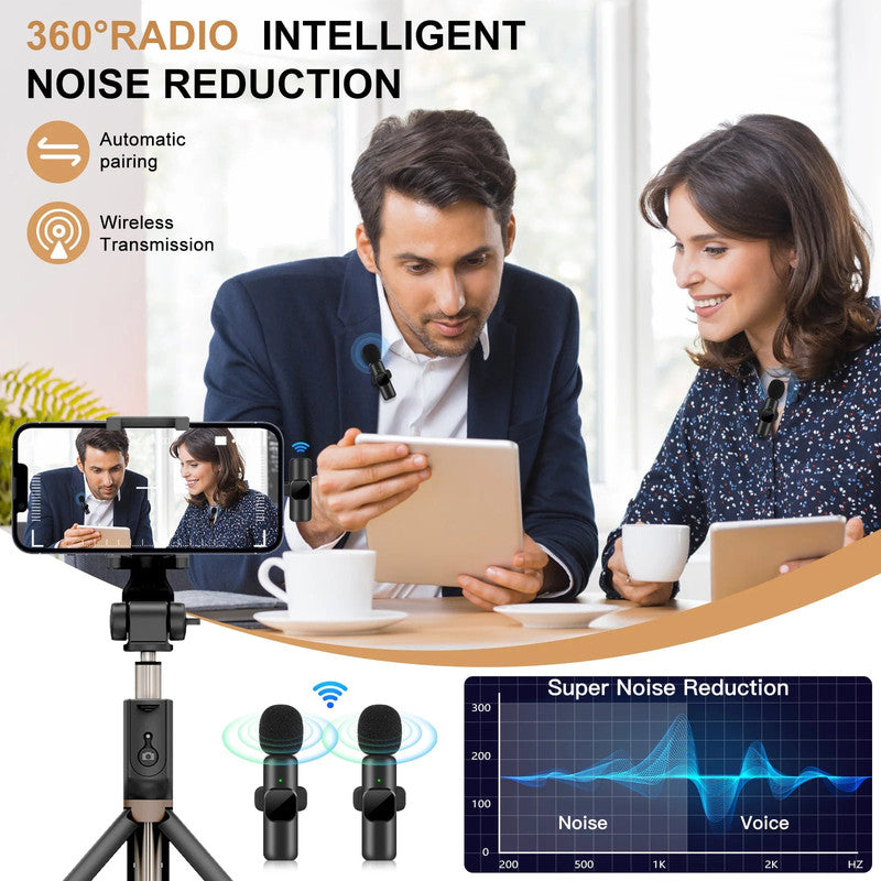 Wireless Lavalier Microphone for iPhone Android Live Recording Tristar Online
