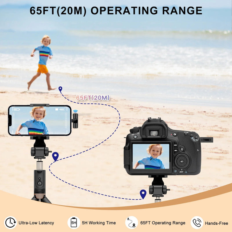 Wireless Lavalier Microphone for iPhone Android Live Recording Tristar Online