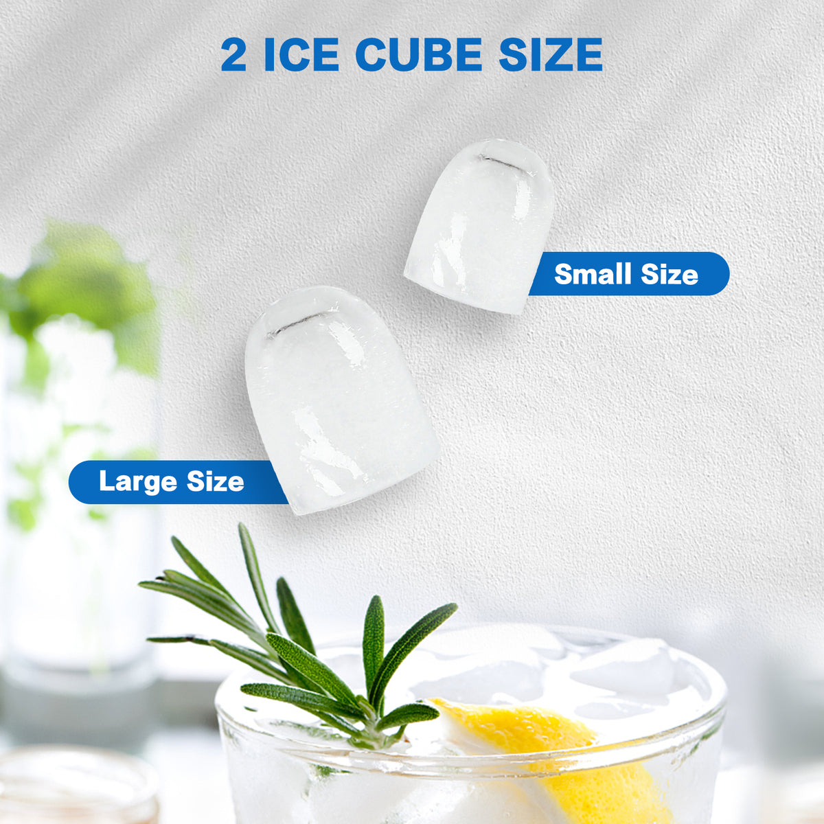 X-BULL Ice Maker Machine Commercial Portable  Ice Cube 2.2L Home Bar Benchtop Black Tristar Online
