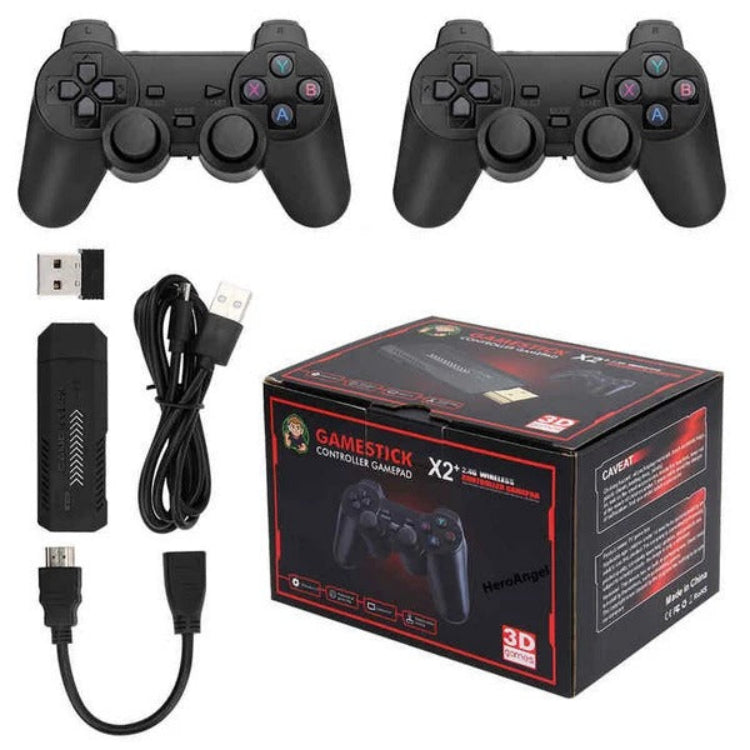 X2+ Game Stick 4K 10 Plus YE Retro Mini Classic Video Game Console - Pristine - Refurbished. X2+