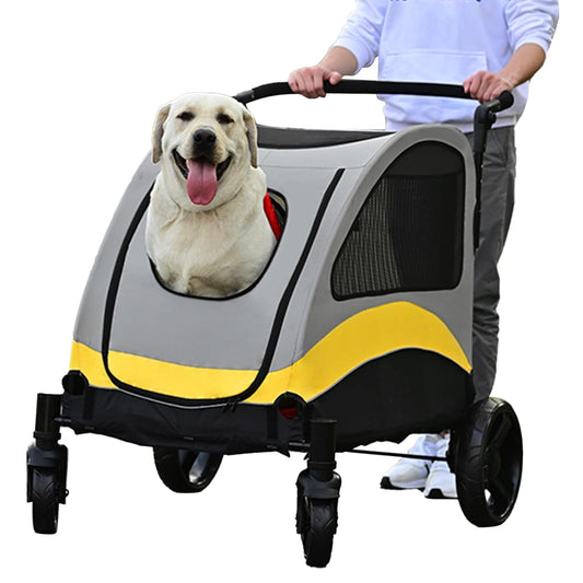 XL Dog Stroller Pet Pushchair Foldable Travel Cart Tristar Online