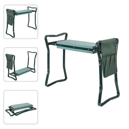 XXL Garden Kneeler Seat Stool with Pocket, 150kg Load Tristar Online