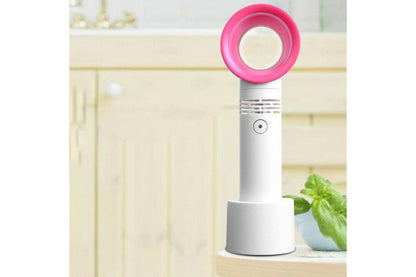 Portable Handheld Fan USB Summer Fan No Leaf Handy Bladeless AU Trion