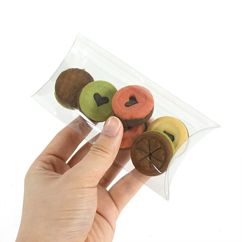 10 Pack of Pillow Rectangle Shaped Gift Box - Wedding or Product Bomboniere Jewelry Gift Party Favor Model Candy Chocolate Soap Box Tristar Online