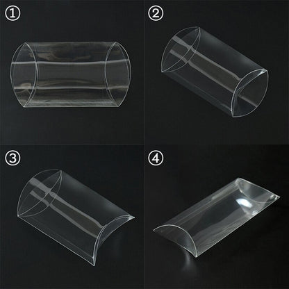 10 Pack of Pillow Rectangle Shaped Gift Box - Wedding or Product Bomboniere Jewelry Gift Party Favor Model Candy Chocolate Soap Box Tristar Online