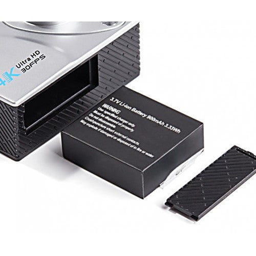 4K Ultra HD 30FPS WiFi Sports Action Camera - Black Trion