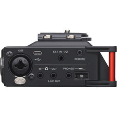 Tascam DR-70D 6-Input / 4-Track Multi-Track Field Recorder with Onboard Omni Microphones Tascam