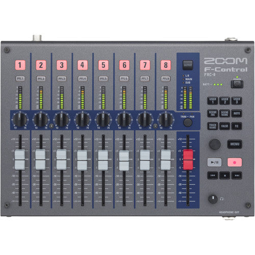 Zoom F-Control for F8n, F8, F6, and F4 Multitrack Field Recorders Zoom