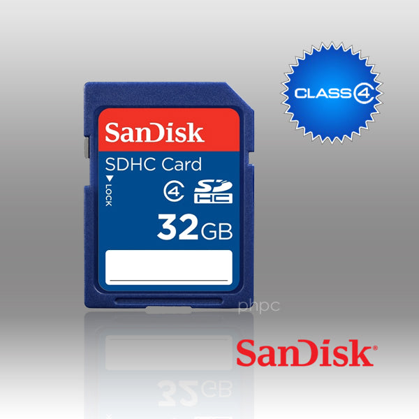 SANDISK SDHC SDB 32GB CLASS 4 Tristar Online