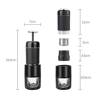 STARESSO Coffee Maker Red Dot Award Winner Portable Espresso Cappuccino Quick Cold Brew Manual Coffee Maker Machines All in One - Pink Tristar Online