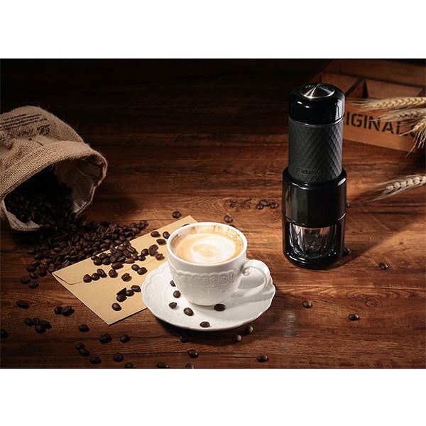 STARESSO Coffee Maker Red Dot Award Winner Portable Espresso Cappuccino Quick Cold Brew Manual Coffee Maker Machines All in One - Pink Tristar Online