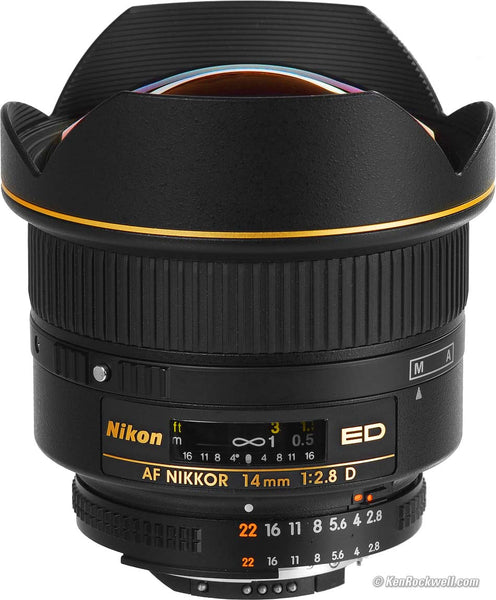 Nikon AF NIKKOR 14mm f2.8D ED Autofocus Lens Nikon