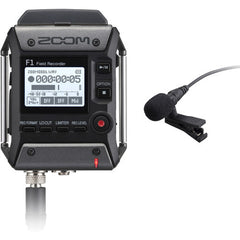 Zoom F1-LP 2-Input / 2-Track Portable Field Recorder with Lavalier Microphone Zoom