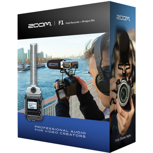 Zoom F1-SP 2-Input / 2-Track Portable Field Recorder with Shotgun Microphone Zoom