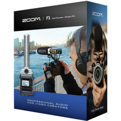 Zoom F1-SP 2-Input / 2-Track Portable Field Recorder with Shotgun Microphone Zoom