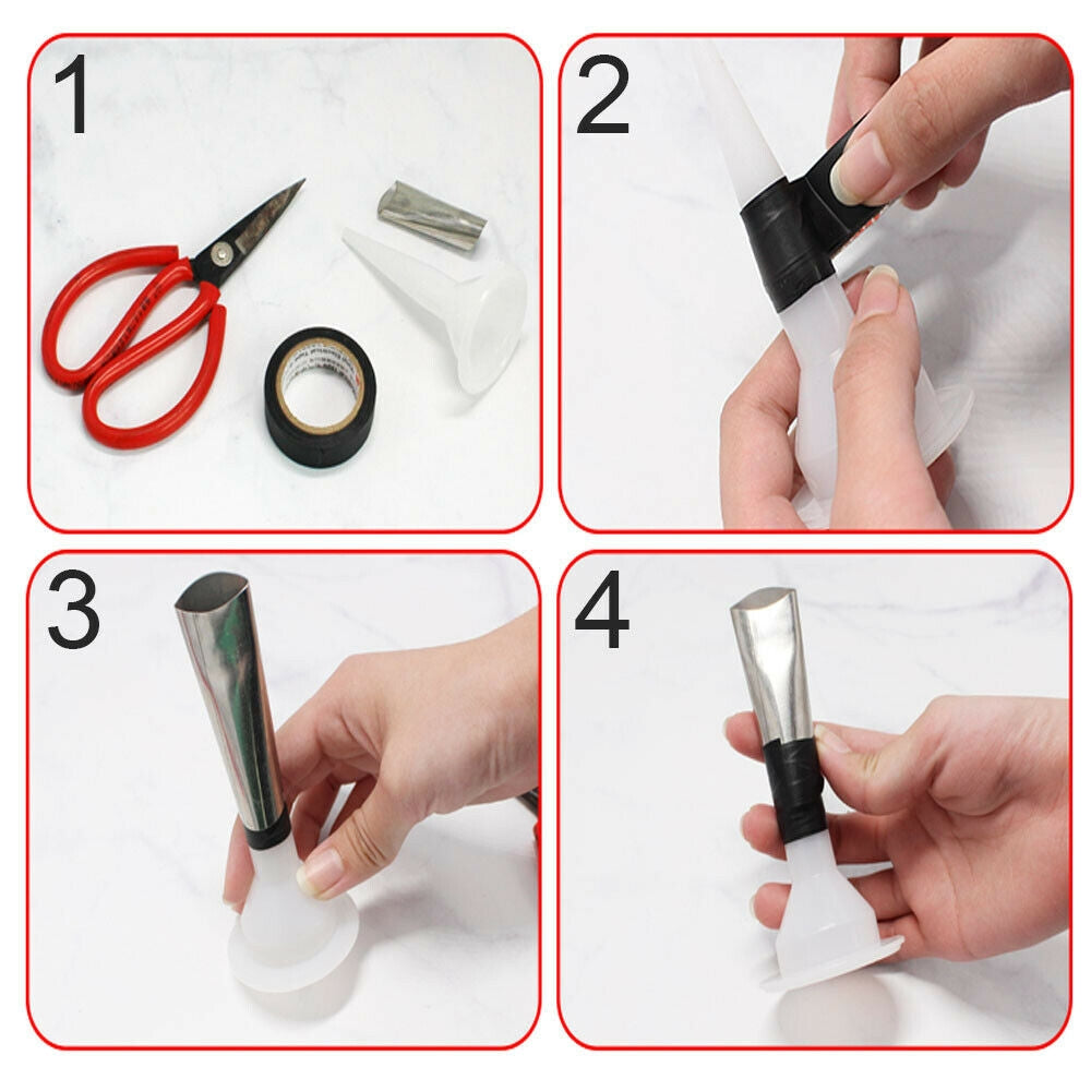 17 Caulking Finisher Caulk Nozzle Applicator Sealant Finishing Scraper Tools Tristar Online