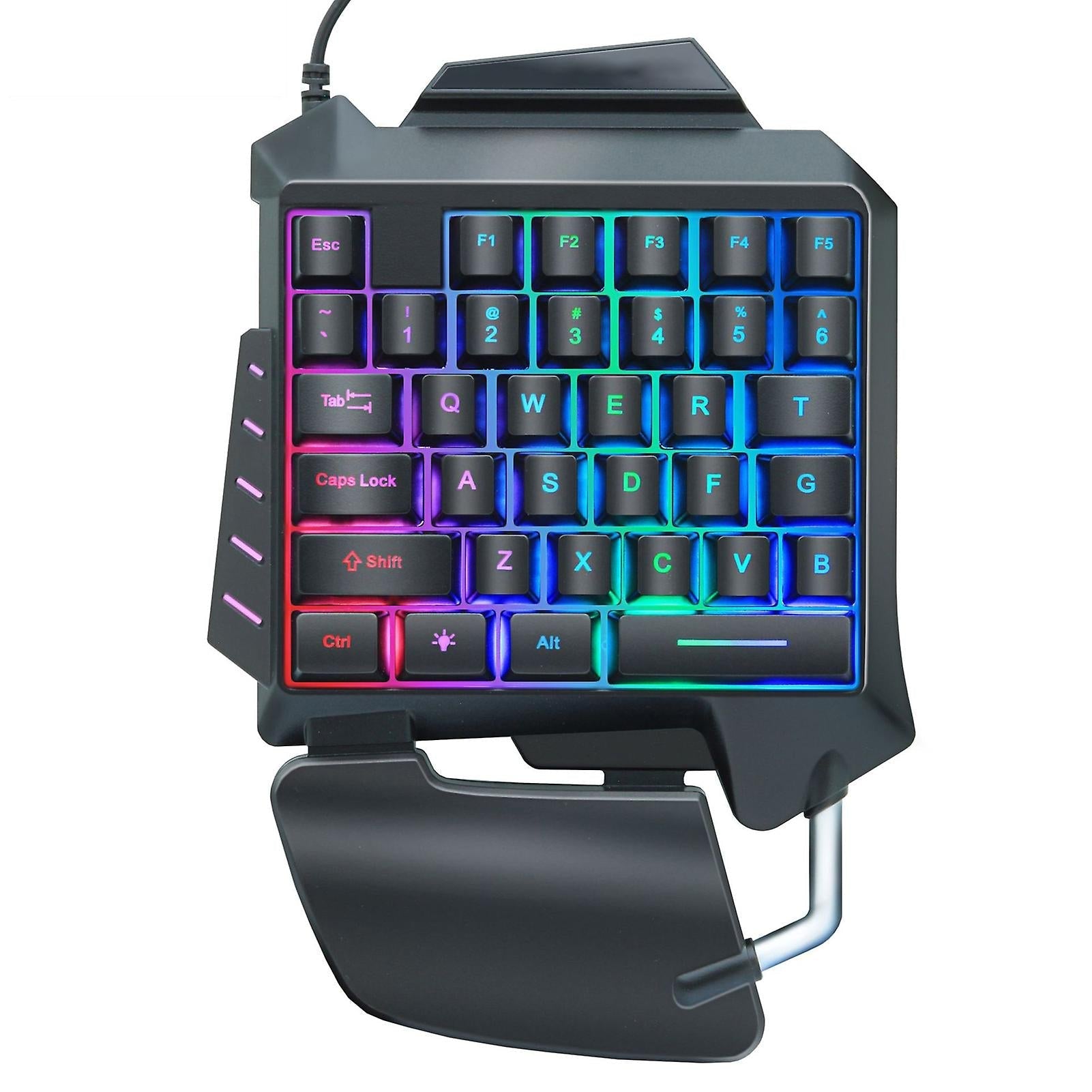 G92 One-handed Gaming Membrane keyboard Ergonomic Keypad Trion
