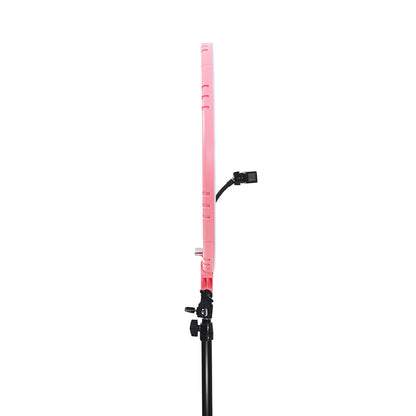 Embellir Ring Light 19" LED 5800LM Dimmable Diva With Stand Make Up Studio Video Pink Tristar Online