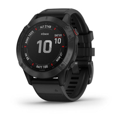 Garmin Fenix 6 Pro Smart Watch – Black with Black Band Garmin