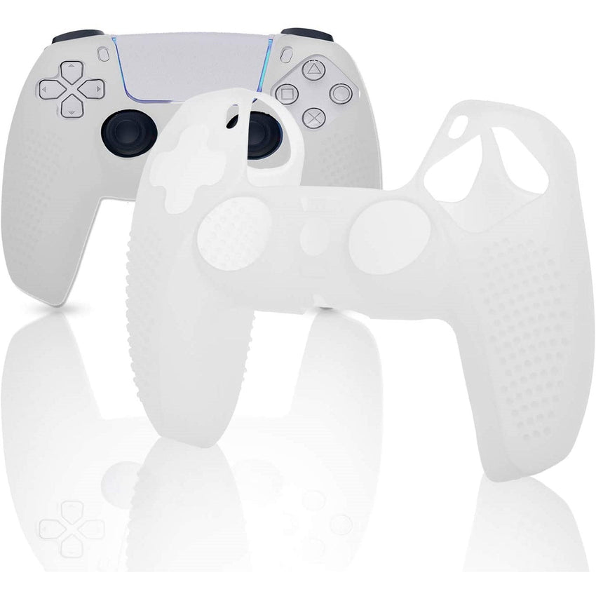 Silicone Protective Case for PS5 PlayStation 5 controller – White Trion