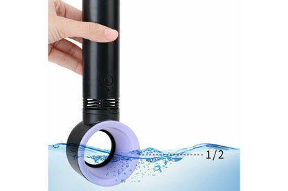 Portable Handheld Fan USB Summer Fan No Leaf Handy Bladeless AU Trion
