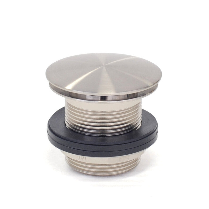 2021 new brushed Nickel Brushed stainless steel Pop Up Waste Plug 40 mm NO Overflow Tristar Online