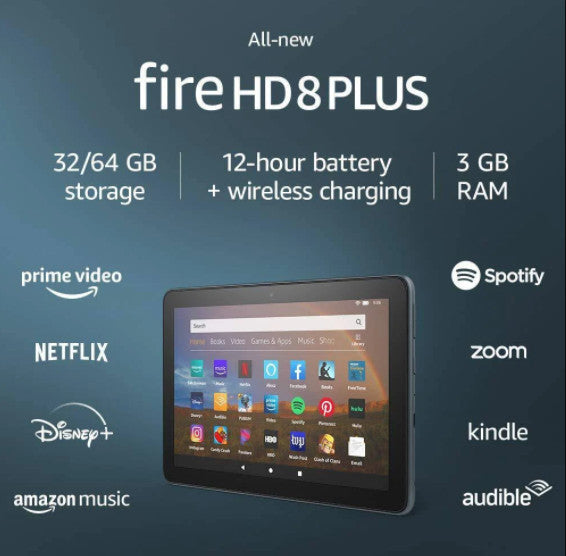 Amazon Fire HD 8 Plus 2020 32GB - Slate Amazon