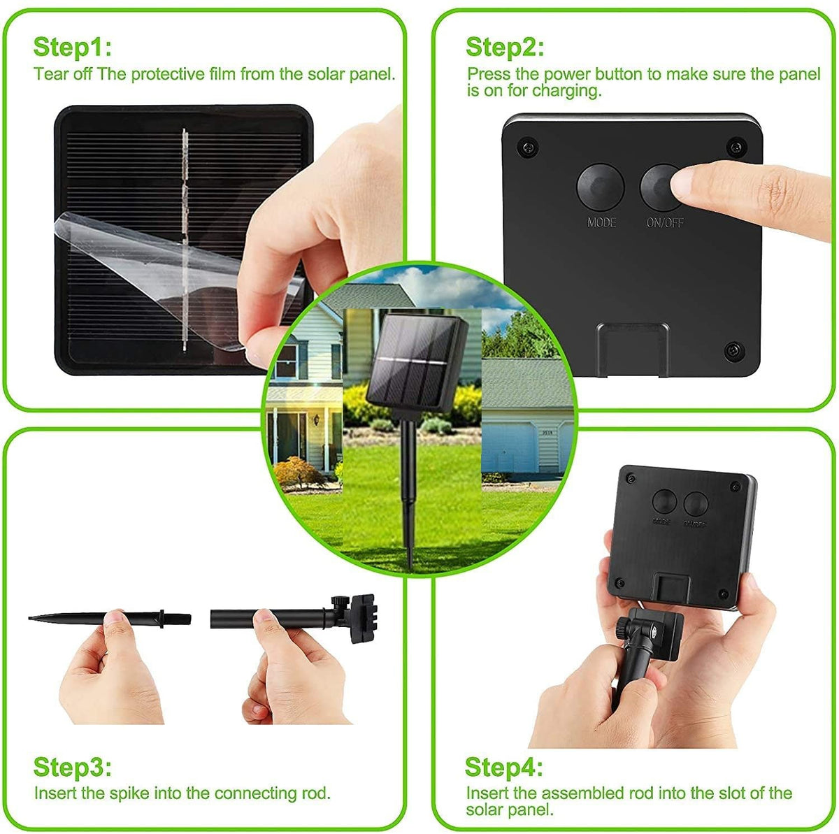 20m 200 LED Solar Powered Outdoor Lights with 8 Lighting Modes and Waterproof for Home,Garden and Decoration Tristar Online
