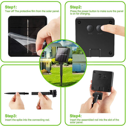 20m 200 LED Solar Powered Outdoor Lights with 8 Lighting Modes and Waterproof for Home,Garden and Decoration Tristar Online