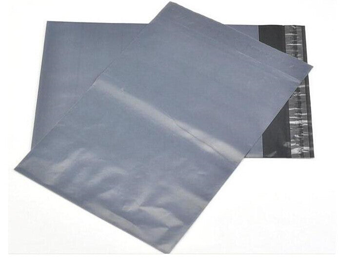 25 Pack - 400x300 mm GREY PLASTIC MAILING SATCHEL COURIER BAG POLY POSTAGE SHIPPING POST SELF SEAL Tristar Online