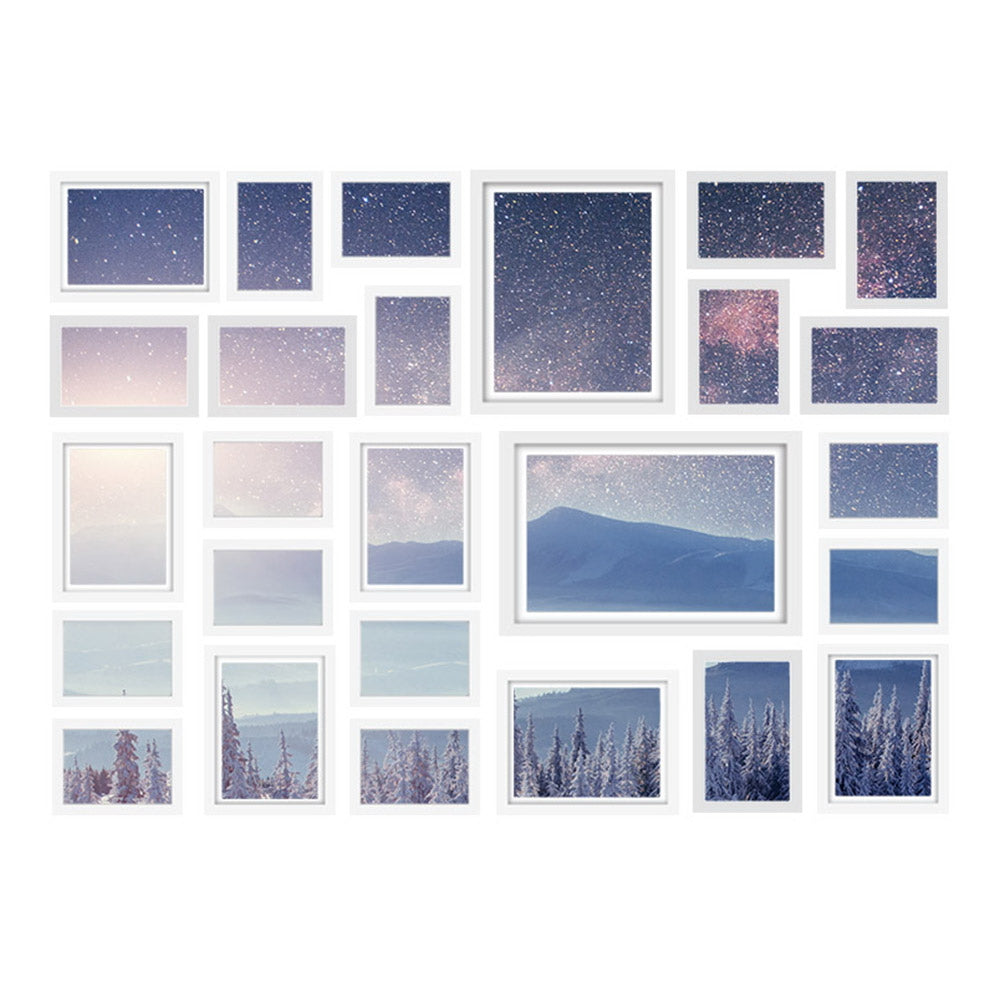 Artiss Photo Frames 26PCS  8x10in 5x7in 4x6in 3.5x5in Hanging Wall Frame White Tristar Online