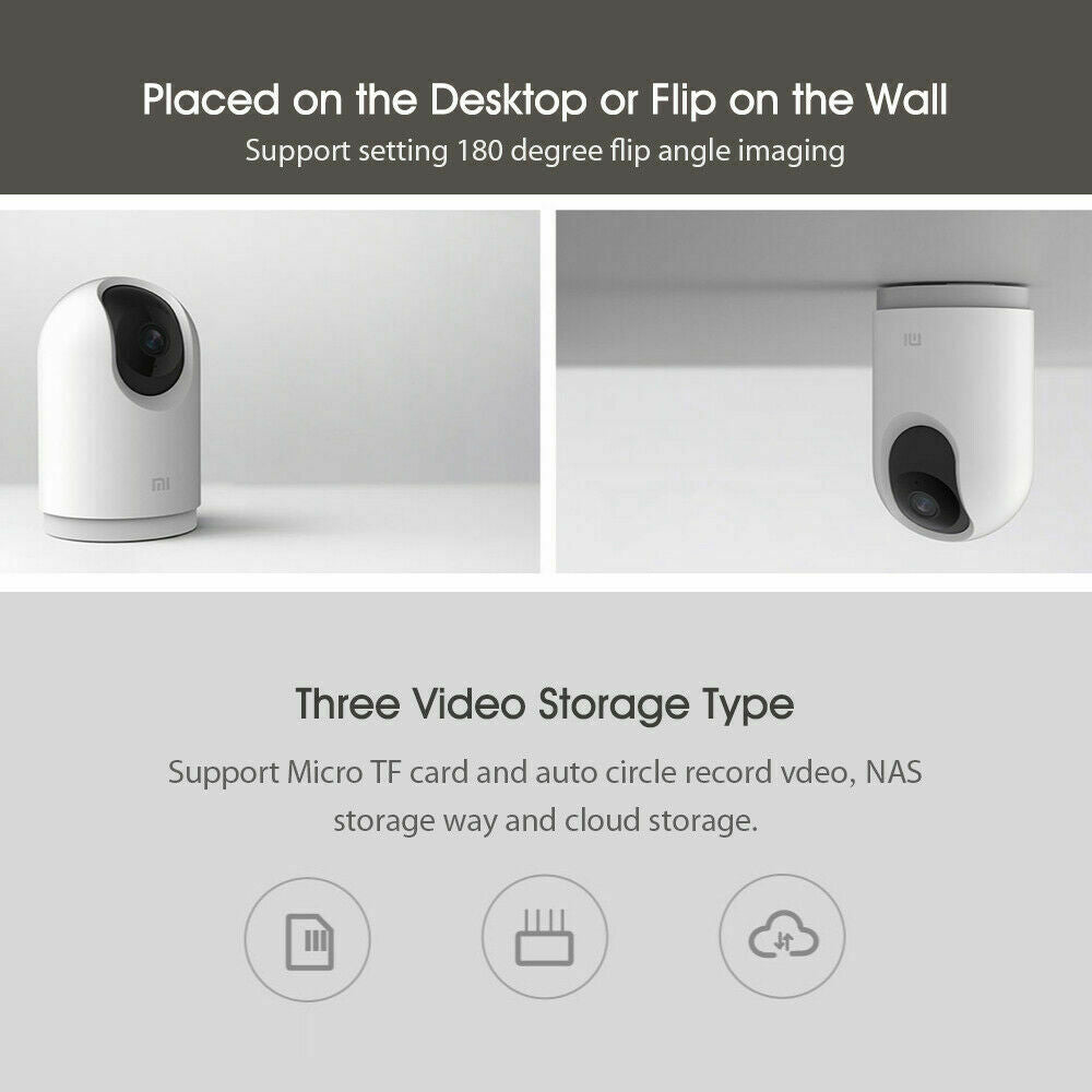 Mi 360 Home Security Camera 2K Pro panorama Full color in low-light AI Upgrade Xiaomi