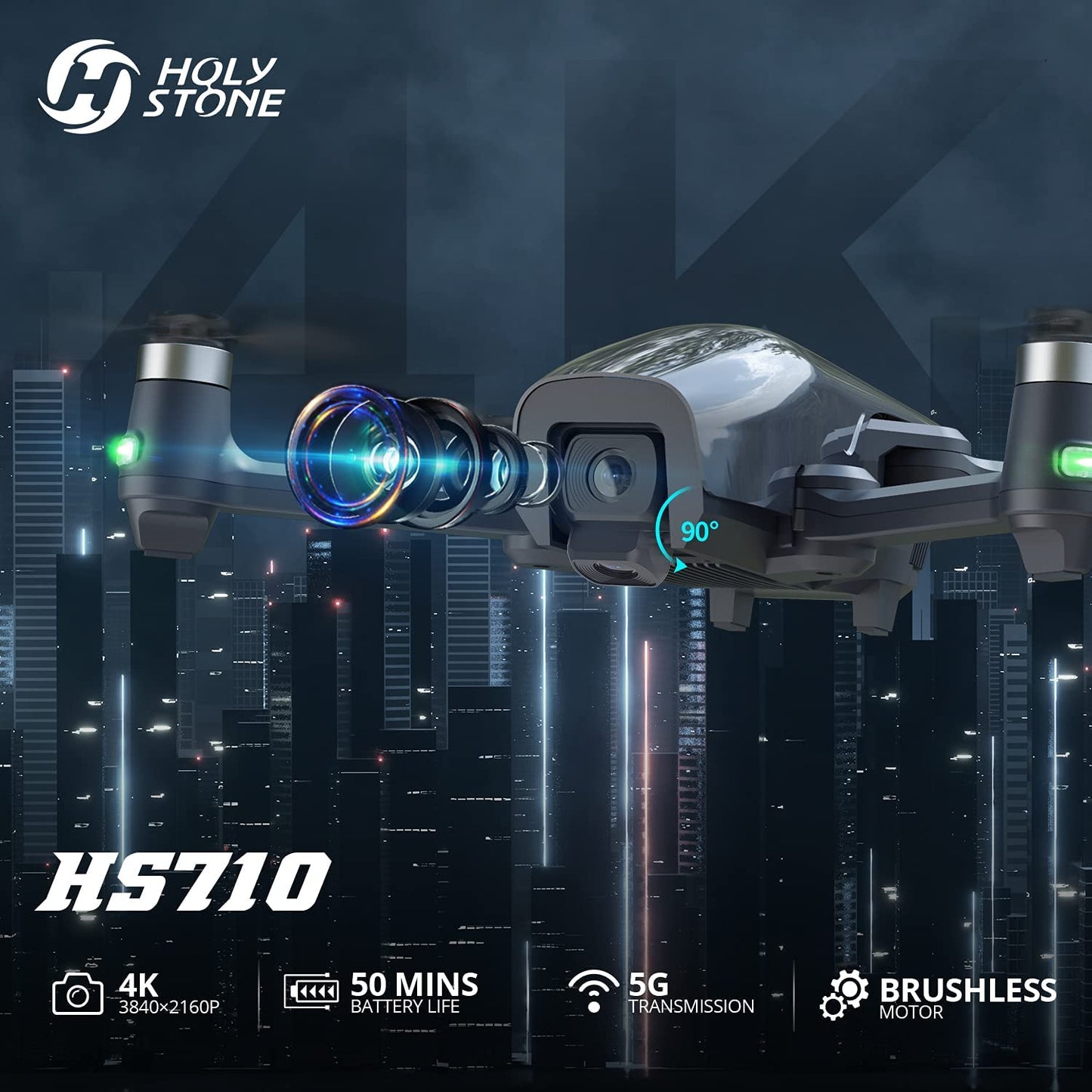 Holy Stone HS710 Ultralight 4K GPS Drone Holy Stone