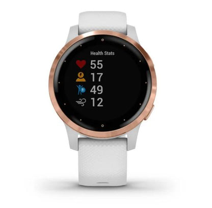 Garmin Vivoactive 4S Smart Watch - Rose Gold with White Band (Copy) Garmin