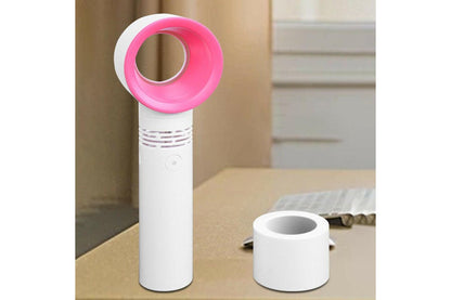 Portable Handheld Fan USB Summer Fan No Leaf Handy Bladeless AU Trion