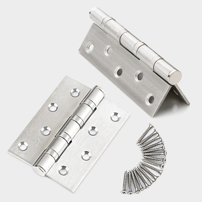 304 Flat Pin Hinge Spring 2Pack 100mm Folding Butt Door Cabinet Hinges Folding Furniture Hardware Tristar Online
