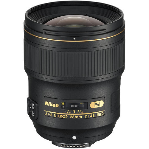 Nikon AF-S NIKKOR 28mm f/1.4E ED Lens (Black) Nikon